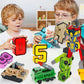 BIG SIZE Transforming Number Robot Set | Educational Number Robots That Transform into Vehicles & Giant Robots