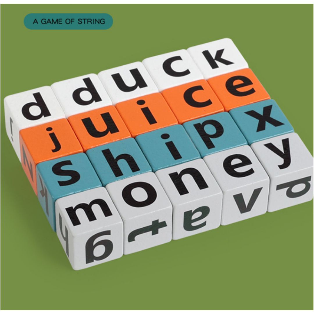 Word spelling game WOOD