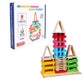 🧩 100 Colorful Wooden Pieces