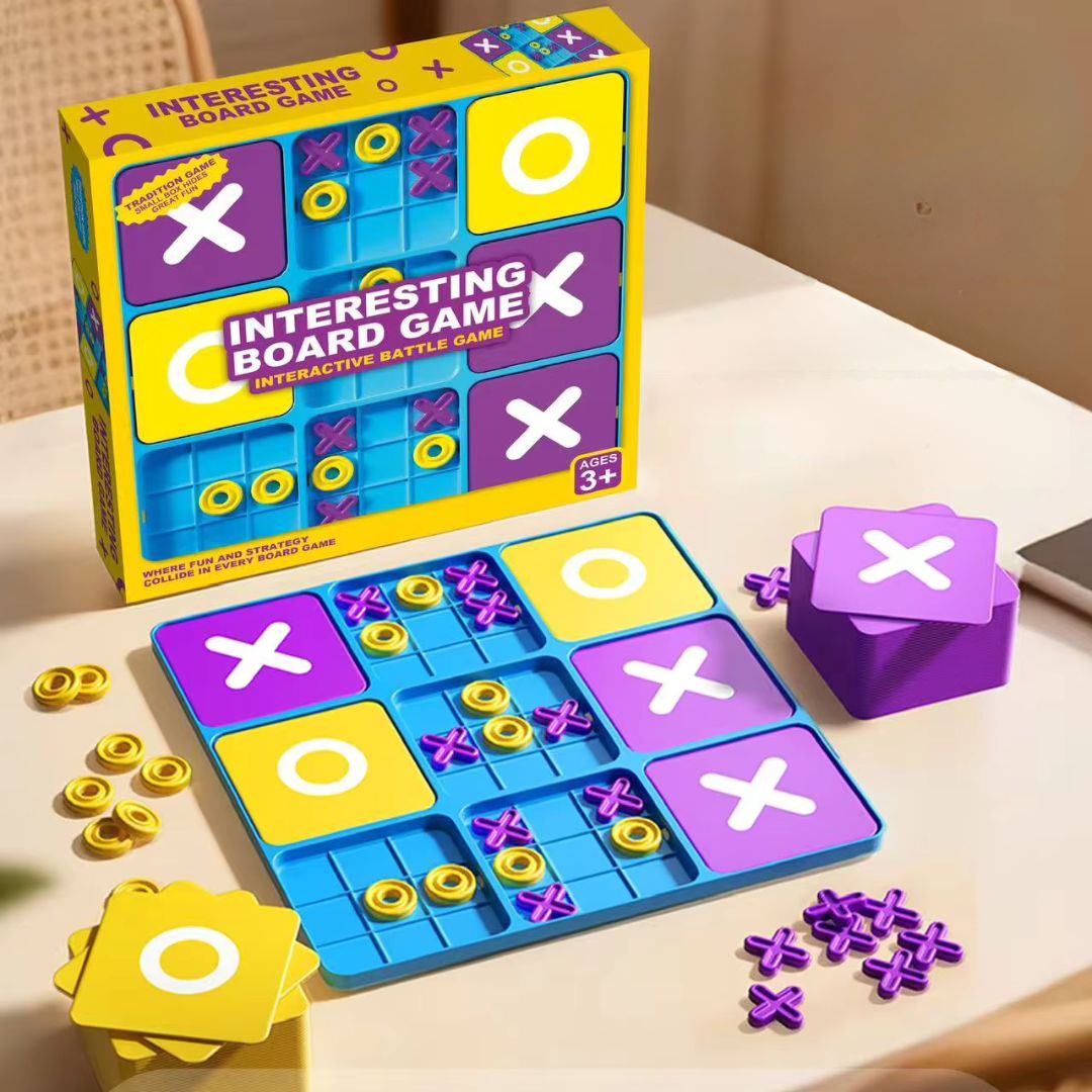 Upgraded Tic Tac Toe Board Game