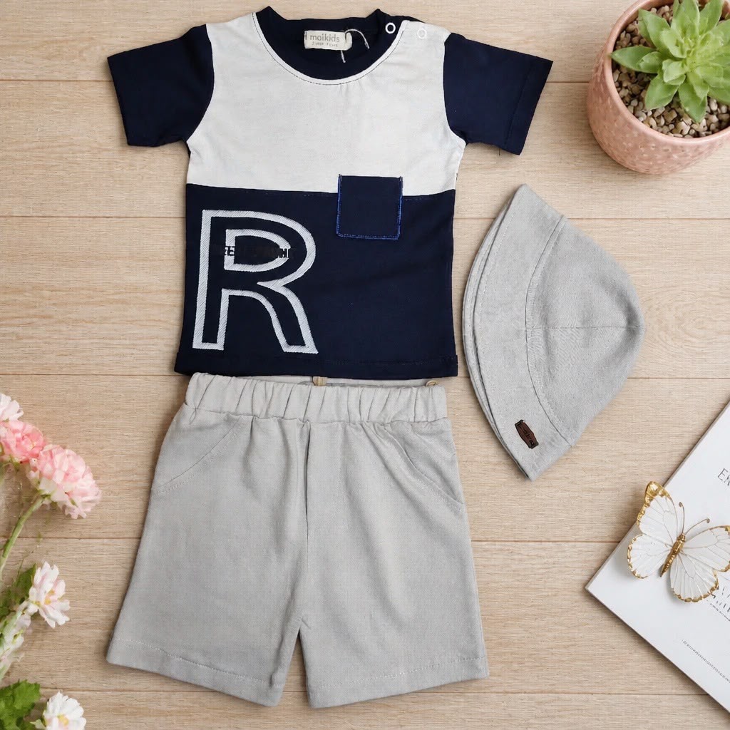 Baby Boy 3 Pcs Summer Clothing Set