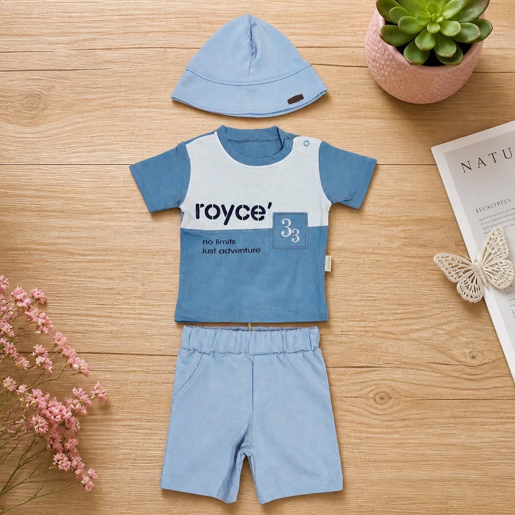 Baby Boy 3 Pcs Summer Clothing Set