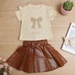 Butterfly Skirt Set