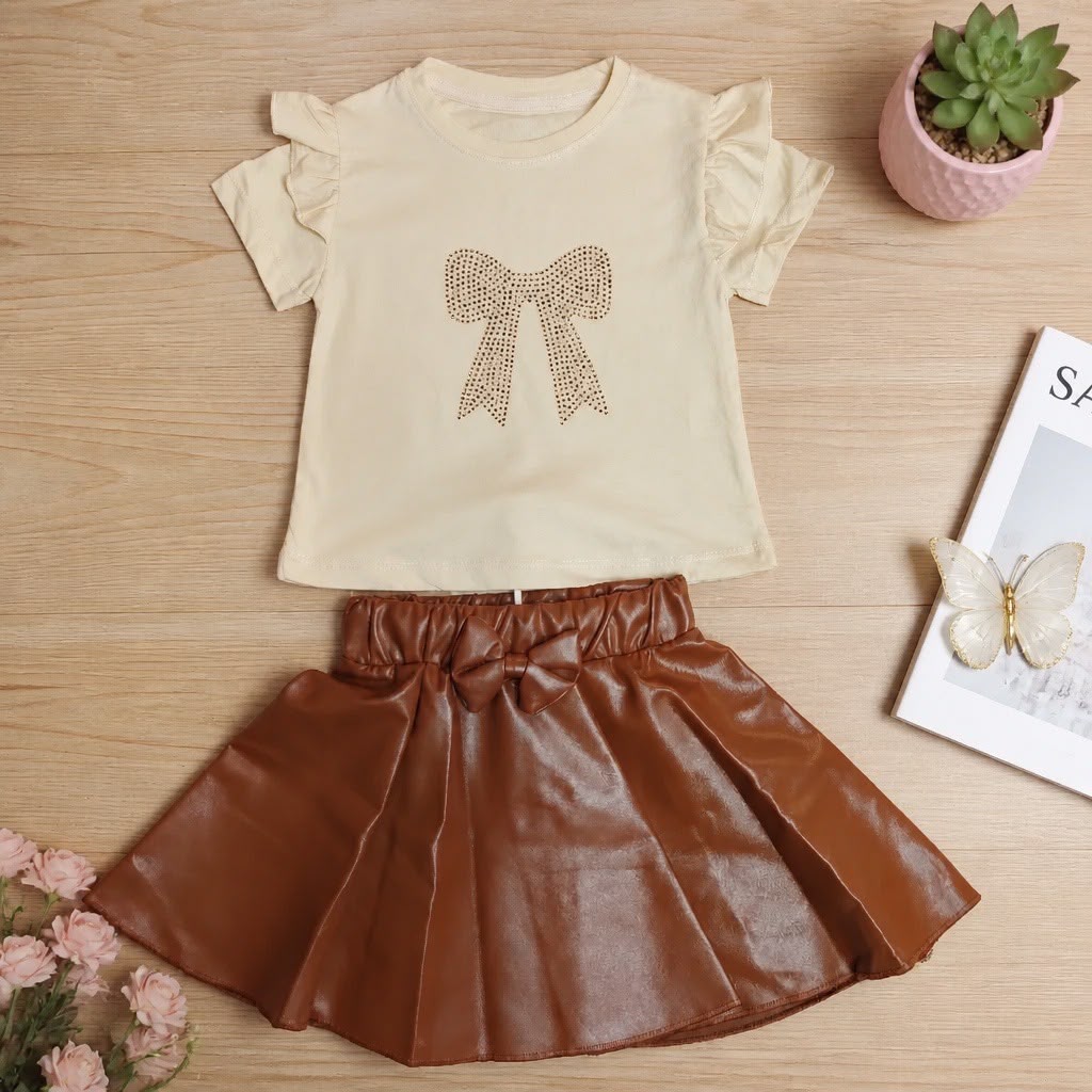 Butterfly Skirt Set