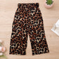 Girls' Leopard Chic Summer Set 3 pcs