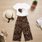 Girls' Leopard Chic Summer Set 3 pcs