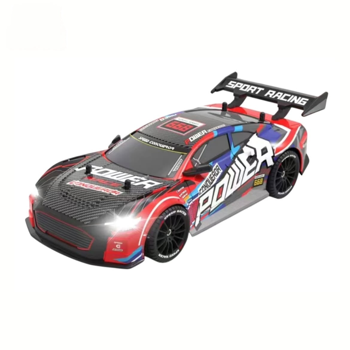 4-Wheel Drive Drift Racer RC Car – High Speed with Smoke Effect