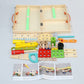 Wooden Tool Kit For Kids, With Colorful Building Toy Set