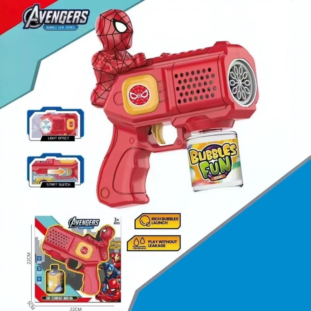 Avengers Bubble Gun Series – Spider-Man & Hulk Edition