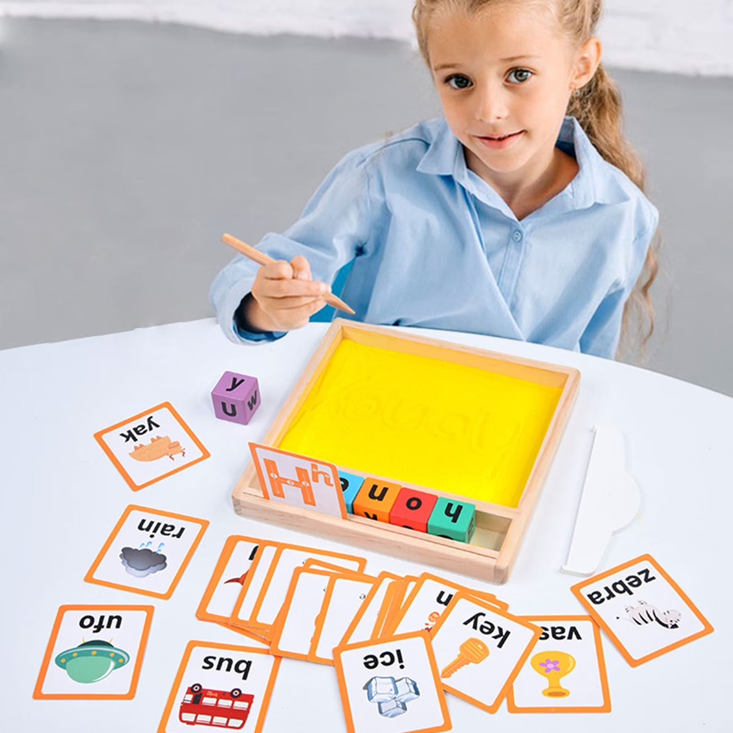 Montessori Sensory Writing &amp; Spelling Learning Set