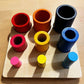 Montessori Wooden Puzzle Board – Stacking & Sorting Learning Toy