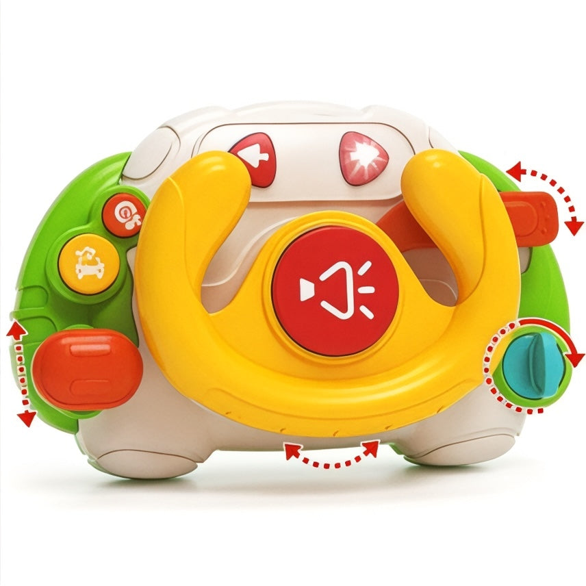 Interactive Musical Steering Wheel Toy