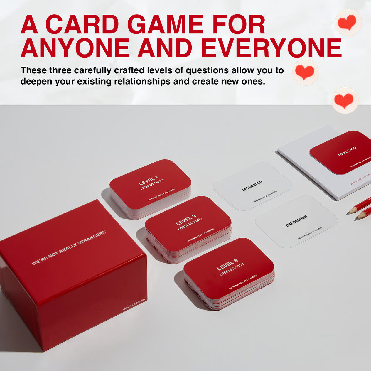WE'RE NOT REALLY STRANGERS Card Game