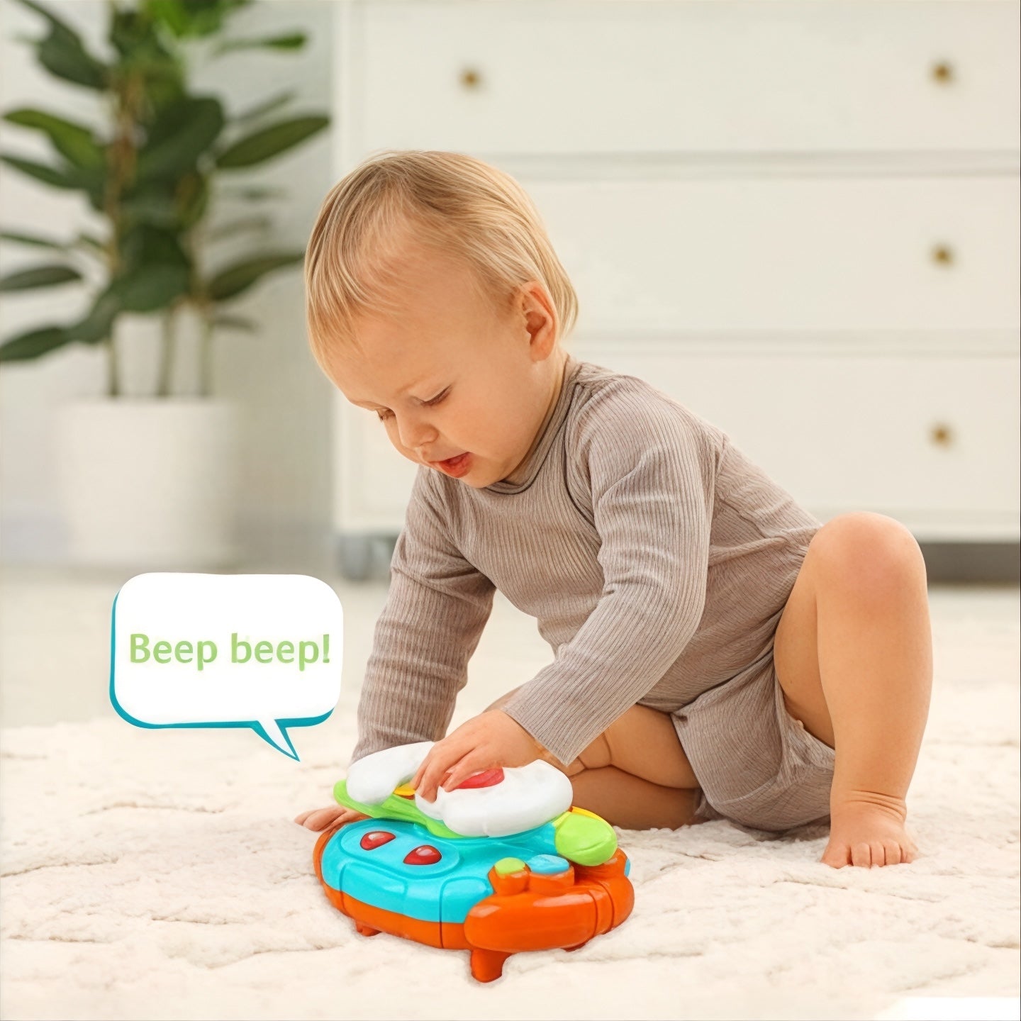 Interactive Musical Steering Wheel Toy