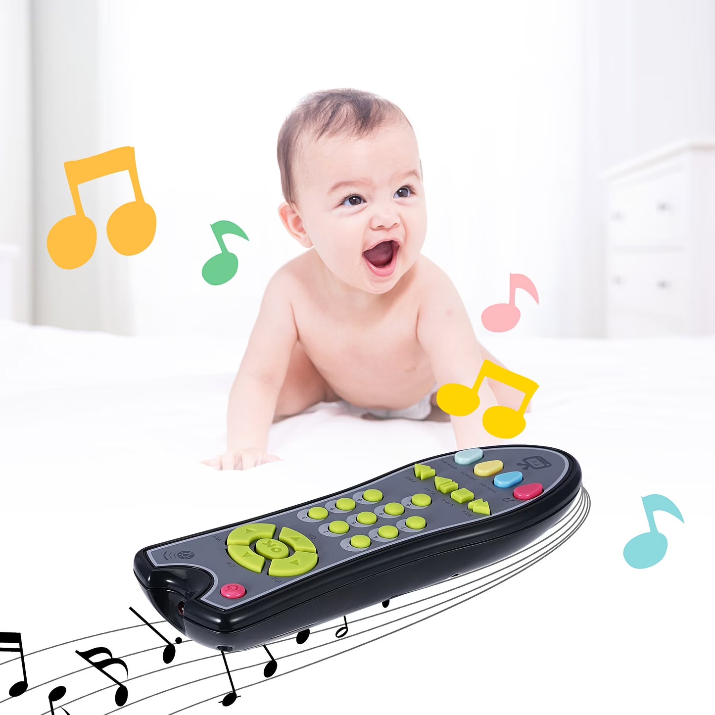 Baby Musical Remote Control Toy – Early Learning Fun for Toddlers