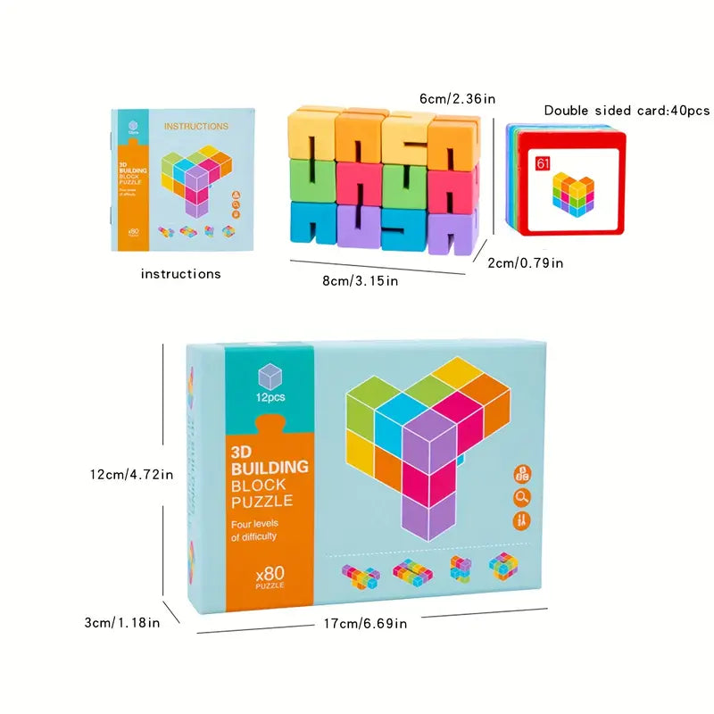 3D Building Block Puzzel