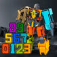 BIG SIZE Transforming Number Robot Set | Educational Number Robots That Transform into Vehicles & Giant Robots