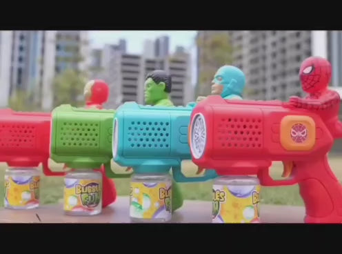Avengers Bubble Gun Series – Spider-Man & Hulk Edition