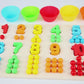 Wooden Montessori Math Counting Board