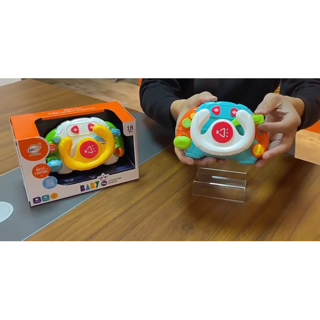 Interactive Musical Steering Wheel Toy
