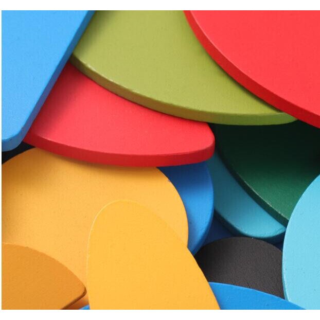 Montessori Tangram Puzzle Board – Creative Pattern