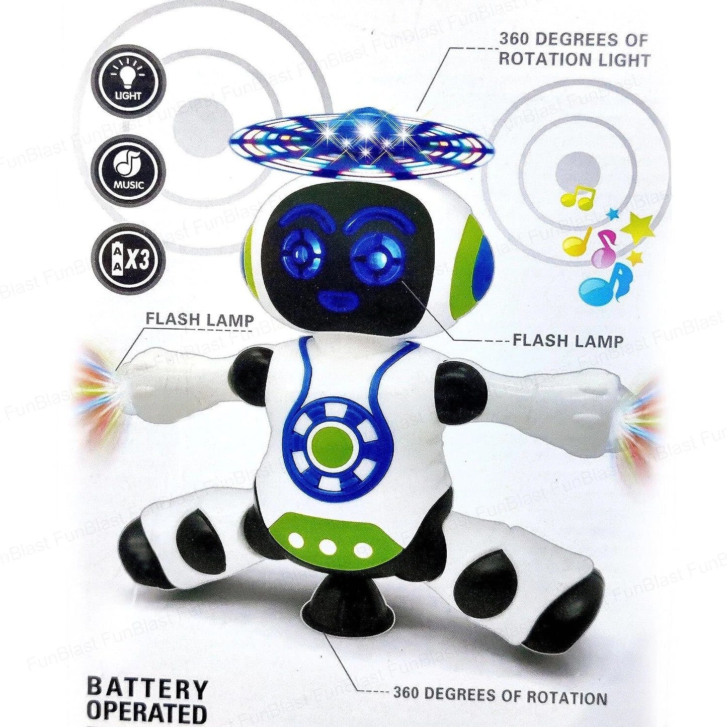 Flashing Dancing Robot Toy