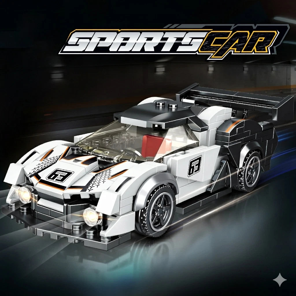 Racing Car Building Block Set 323 Pcs