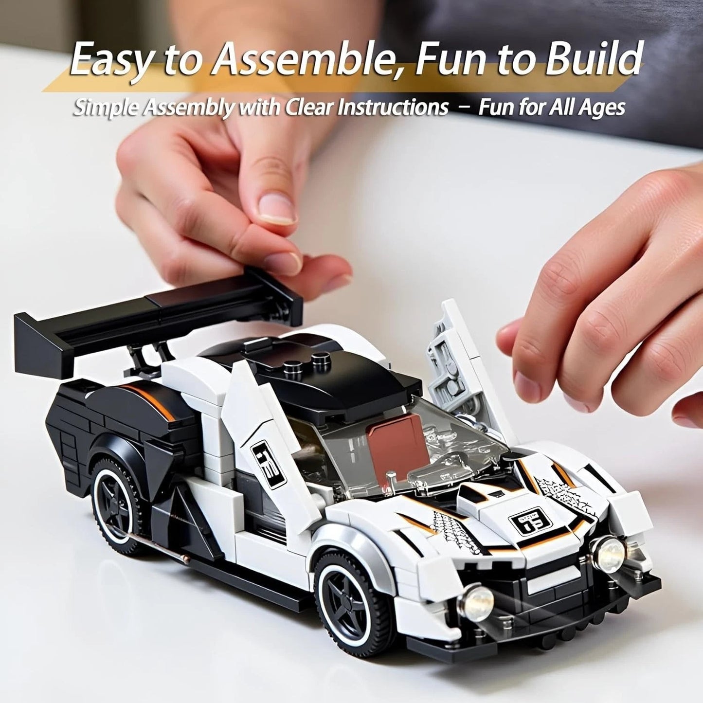 Racing Car Building Block Set 323 Pcs