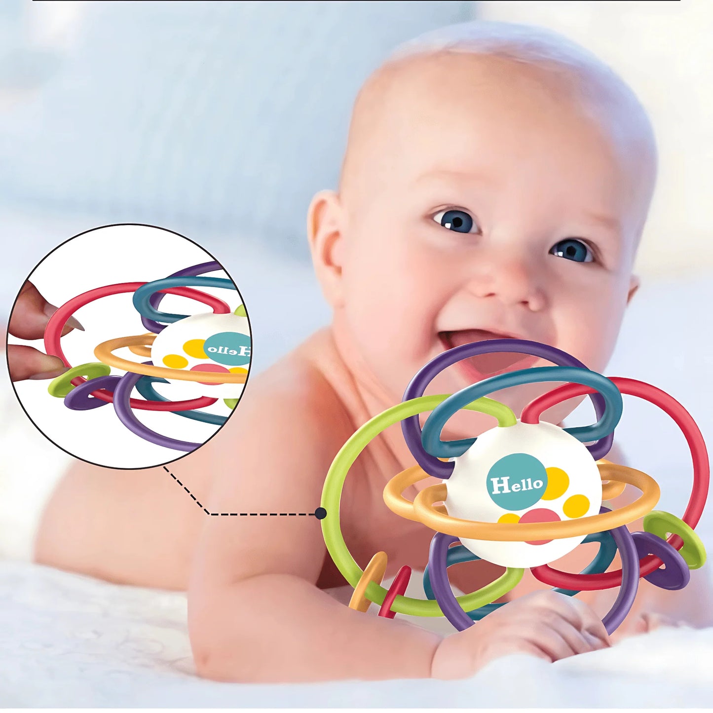 Silicone Baby Teething Ball
