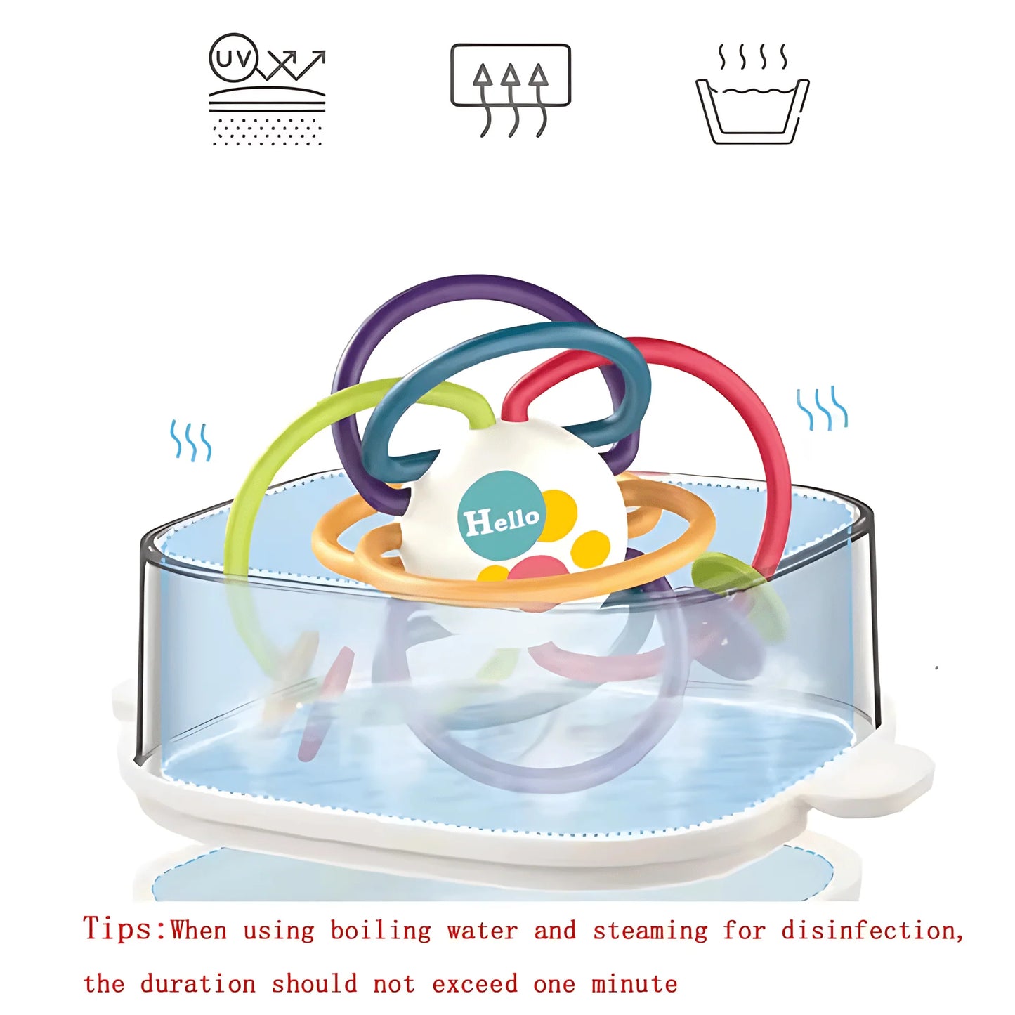 Silicone Baby Teething Ball