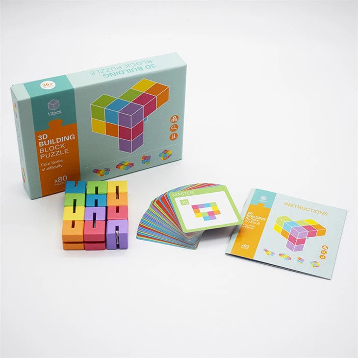 3D Building Block Puzzel