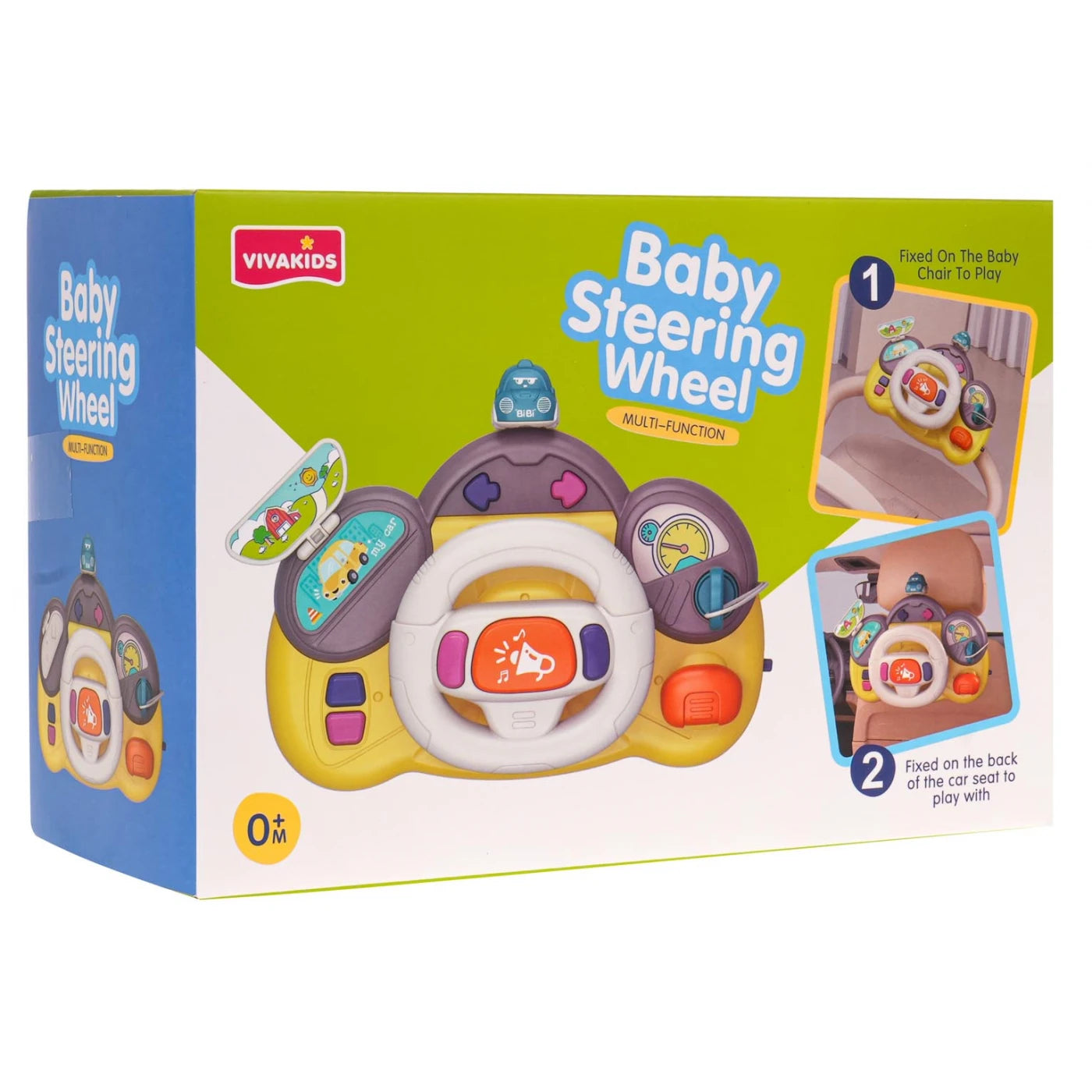 Baby Musical Steering Wheel Toy – Interactive Driving Fun for Toddlers